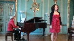 Bild 1: Teilnehmerin des Wettbewerbes 2014 - Elisabeth Mros (Gesang) Begleitung Simone Gehlsdorf (Klavier) / Musik- und Kunstschule