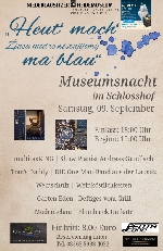 Bild 1: Veranstaltungsplakat Museumsnacht im Schloss, Quelle: Landkreis Spree-Neie/Wokrejs Sprjewja-Nysa
