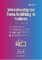 Bild 1: Flyer Infotag Ausbildung im Handwerk, Quelle: Handwerkskammer Cottbus