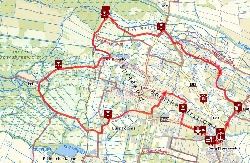 Bild 1: Karte , Quelle: Touristinformation Burg