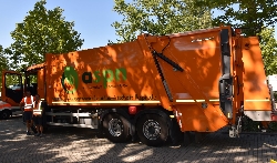 Bild 2: Abfallsammelfahrzeug des aspn, Quelle: Landkreis Spree-Neie/Wokrejs Sprjewja-Nysa