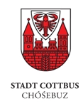 Bild 2: Wappen der Stadt Cottbus/Chśebuz , Quelle: Stadt Cottbus/Chśebuz 