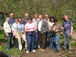 Bild 1: Im April 2003 waren erstmalig Teilnehmer/innen des Deutschkurses des North Berwick Community College aus dem schottischen Partnerkreis East Lothian im Landkreis Spree-Neiße und besucht