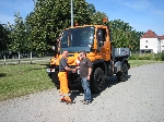 Bild 1: Neuer UNIMOG für den Landkreis / Kreisstraßenmeisterei des Landkreises Spree-Neiße