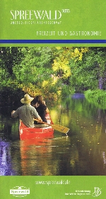 Bild 1: Broschüre 'Spreewald - Freizeit & Gastronomie' in der Ausgabe 2011/2012 / Tourismusverband Spreewald e.V.