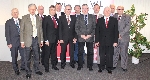 Bild 1: v.l.n.r.: Dr. Hubert Lerche, Geschäftsführer will, Dr. Hermann Borghorst, Vorstandsvorsitzender WiL, Stephan Loge, Landrat Landkreis Dahme-Spreewald, Michael Harig, Landrat Landkreis