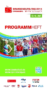 Bild 1: Titelblatt Programmheft BRANDENBURGTAG Spremberg 2014 / Stadt Spremberg