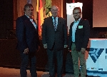 Bild 1: Dieter Friese, Ehrenvorsitzender der Euroregion sowie neuer und alter AGEG-Vizeprsident, Karl-Heinz Lambertz, Prsident der AGEG, Carsten Jacob, Geschftsfhrer der Euroregion (v.l.), Quelle: Euroregion