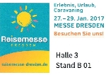 Bild 1: Logo Reisemesse Dresden, Quelle: Tourismusverband Niederlausitz