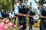 Bild 1: North Berwick Pipe Band aus Schottland, Quelle: Landkreis SPN