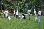 Bild 1: Impression Malerpleinair 2011, Quelle: Pressestelle des Landkreises Spree-Neie