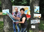 Bild 1: Malerpleinair Farben Europas 2014, Quelle: Landkreis SPN