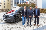 Bild 1: Kai Noack mit Roland Kaiser und Ralf Braun, Quelle: Sparkasse Spree-Neie