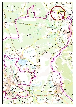 Bild 1: Karte mit Fundort, Quelle: Landkreis Spree-Neiße