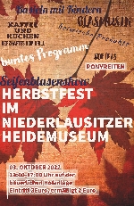 Plakat Herbstfest | Quelle: Niederlausitzer Heidemuseum