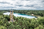 Bild 1: Blick auf den Aussichtsturm am Felixsee, Quelle: Philipp Herfort Photography