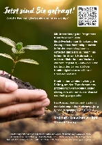 Bild 1: Plakat Umfrage KoMoNa, Quelle: Landkreis Spree-Neie/Wokrejs Sprjewja-Nysa