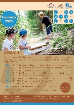 Bild 1: Plakat Termine GeoKids-Treffen, Quelle: UNESCO Global Geopark Muskauer Faltenbogen/Łuk Mużakowa