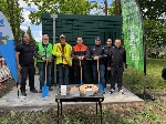 Bild 1: Erster Spatenstich fr den gefrderten Glasfaserausbau in Forst (Lausitz)/Barć (Łuyca), Quelle: Deutsche Glasfaser