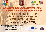 Bild 1: Plakat deutsch-polnisches Erntedankfest, Quelle: Landkreis Zielona Gora