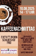 Bild 1: Plakat Kaffeenachmittag, Quelle: Landkreis Spree-Neie/Wokrejs Sprjewja-Nysa