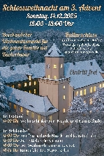 Bild 1: Plakat Schlossweihnacht, Quelle: Landkreis Spree-Neie/Wokrejs Sprjewja-Nysa