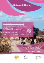 Bild 1: Plakat Baustellen-Radtour , Quelle: Naturwelt Lieberose Heide GmbH