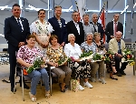 Bild 1: Gruppenbild ausgezeichnete Seniorinnen und Senioren, Quelle: Landkreis Spree-Nei�e/Wokrejs Sprjewja-Nysa