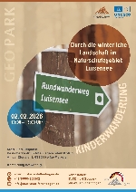 Bild 1: Plakat Kinderwanderung 02.02.2026, Quelle: UNESCO Global Geopark Muskauer Faltenbogen