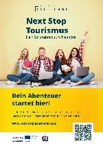 Bild 1: Plakat Next Stop Tourismus, Quelle: Landkreis Spree-Nei�e/Wokrejs Sprjewja-Nysa