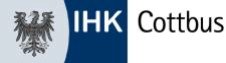 Bild 1: Logo Industrie- und Handelskammer Cottbus (IHK), Quelle: Industrie- und Handelskammer Cottbus (IHK)