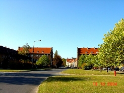 Bild 3: Sichtachse Bahnhofstraße / 