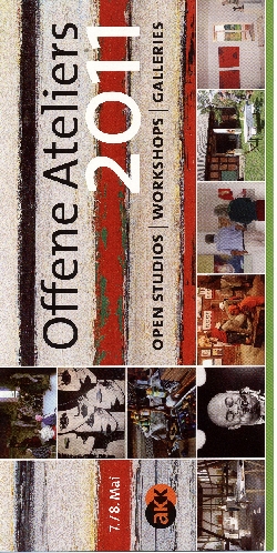 Bild 2: Karte zum Tag der offenen Ateliers 2011 / 