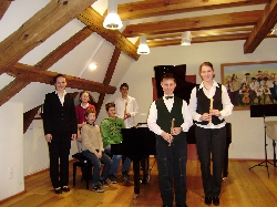 Bild 1: Teilnehmer beim Regionalwettbewerb Jugend musiziert in Finsterwalde / Annegret Kossack