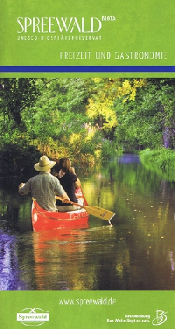 Bild 1: Broschüre 'Spreewald - Freizeit & Gastronomie' in der Ausgabe 2011/2012 / Tourismusverband Spreewald e.V.
