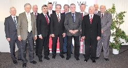 Bild 1: v.l.n.r.: Dr. Hubert Lerche, Geschäftsführer will, Dr. Hermann Borghorst, Vorstandsvorsitzender WiL, Stephan Loge, Landrat Landkreis Dahme-Spreewald, Michael Harig, Landrat Landkreis