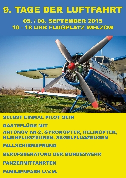 Bild 1: Flugplatzfest in Welzow, Quelle: Flugplatzbetriebsgesellschaft Welzow mbH 