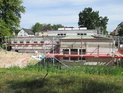 Bild 2: Rettungswache im Bau, Quelle: Landkreis SPN