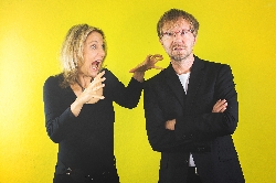 Bild 1: Andrea Kulka und Herr Lehmann, Quelle: Musikschule SPN