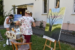 Bild 2: Malerpleinair 2019, Quelle: Landkreis SPN