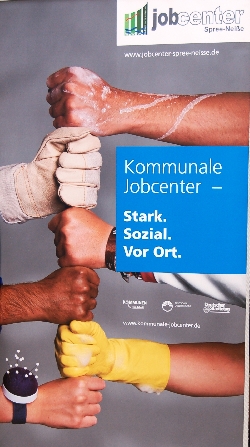 Bild 1: Bundesweite Aktionswoche der kommunalen Jobcenter im Jobcenter Spree-Neie, Quelle: Jobcenter im Jobcenter Spree-Neie