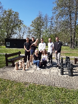 Bild 2: Abiturienten im Schullandheim Burg (Spreewald), Quelle: Landkreis SPN