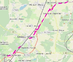 Bild 3: Segmentzaun  B169 Entlang der B169 angrenzend an Klein Onig ber Schorbus - Laubst  Drebkau/Drjowk bis Domsdorf anschlieend zum Landkreis Oberspreewald-Lausitz, Quelle: Landkreis Spree-Neie/Wokrejs Sprjewja-Nysa