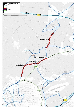 Bild 1: Karte zu Manahmen der Radewegemodernisierung, Quelle: Landkreis Spree-Neie/Wokrejs Sprjewja-Nysa