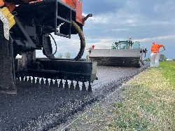 Bild 1: Sanierungsarbeiten auf der K 7108_1, Quelle: Landkreis Spree-Neie/Wokrejs Sprjewja-Nysa