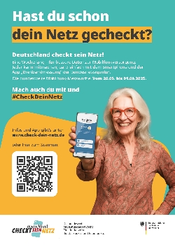 Bild 1: Plakat Mobilfunk-Messwoche, Quelle: Bundesministerium fr Digitales und Verkehr