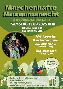 Bild 1: Plakat Abenteuer im Mrchenwald, Quelle: Landkreis Spree-Neie/Wokrejs Sprjewja-Nysa