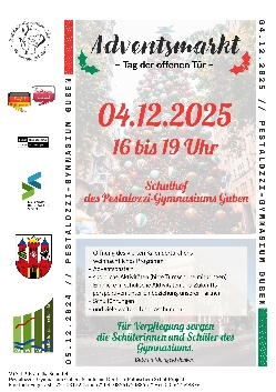 Bild 1: Plakat Tag der offenen Tr mit Adventsmarkt, Quelle: Landkreis Spree-Neie/Wokrejs Sprjewja-Nysa
