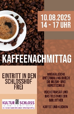 Bild 1: Plakat Kaffeenachmittag, Quelle: Landkreis Spree-Neie/Wokrejs Sprjewja-Nysa