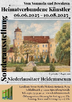 Bild 1: Plakat Neue Sonderausstellung, Quelle: Landkreis Spree-Neie/Wokrejs Sprjewja-Nysa